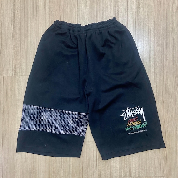 Vintage 90s Stussy Irie Roots 1994 Era Baggy Shorts Pants / Vintage  Streetwear Fashion Size M-L
