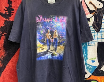 Vintage 90's Emporio Armani Photo Print Kissing Tshirt Large 1980s