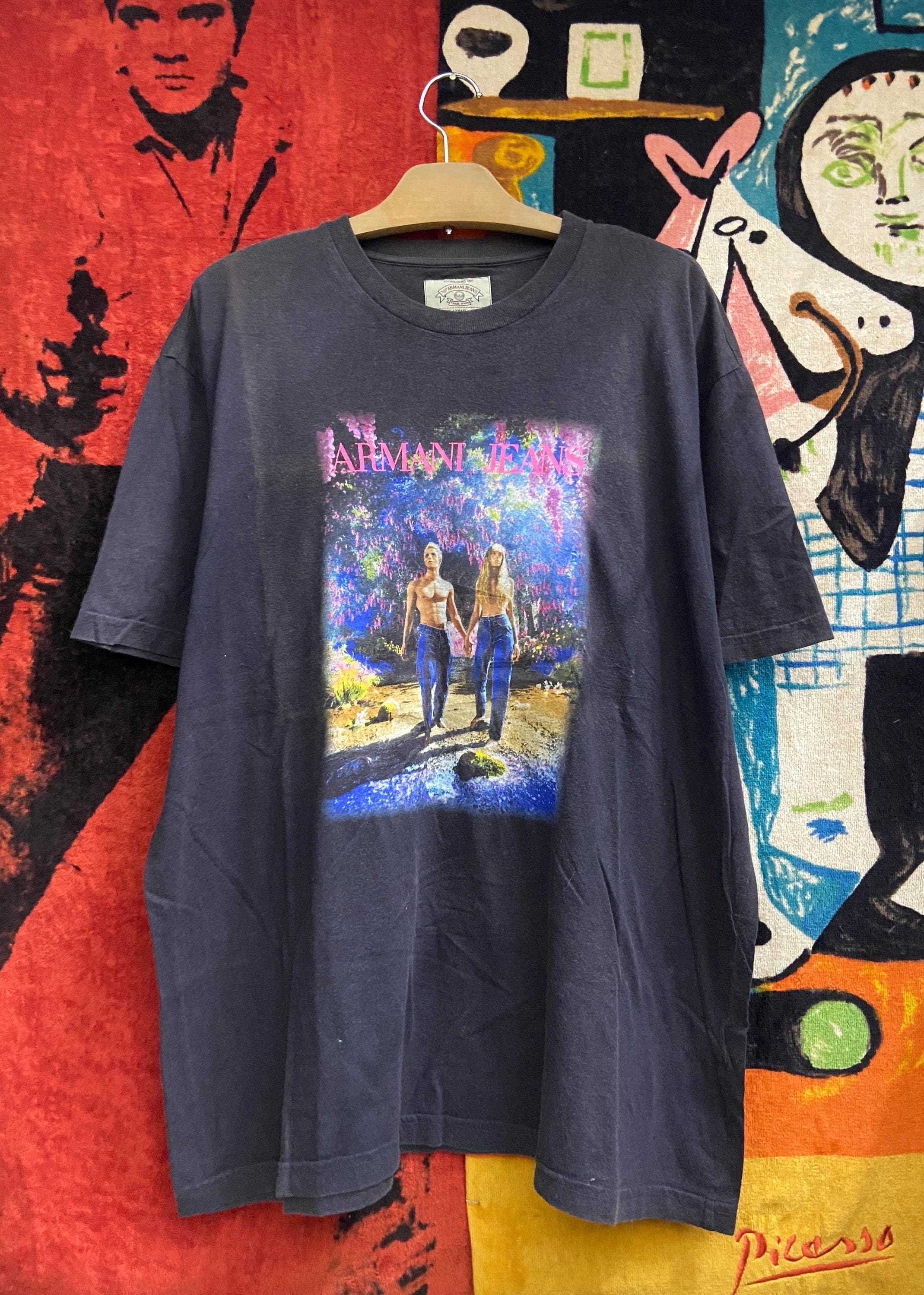 Vintage 90s Armani Jeans Bruce Weber Photography Fashion Art Promo