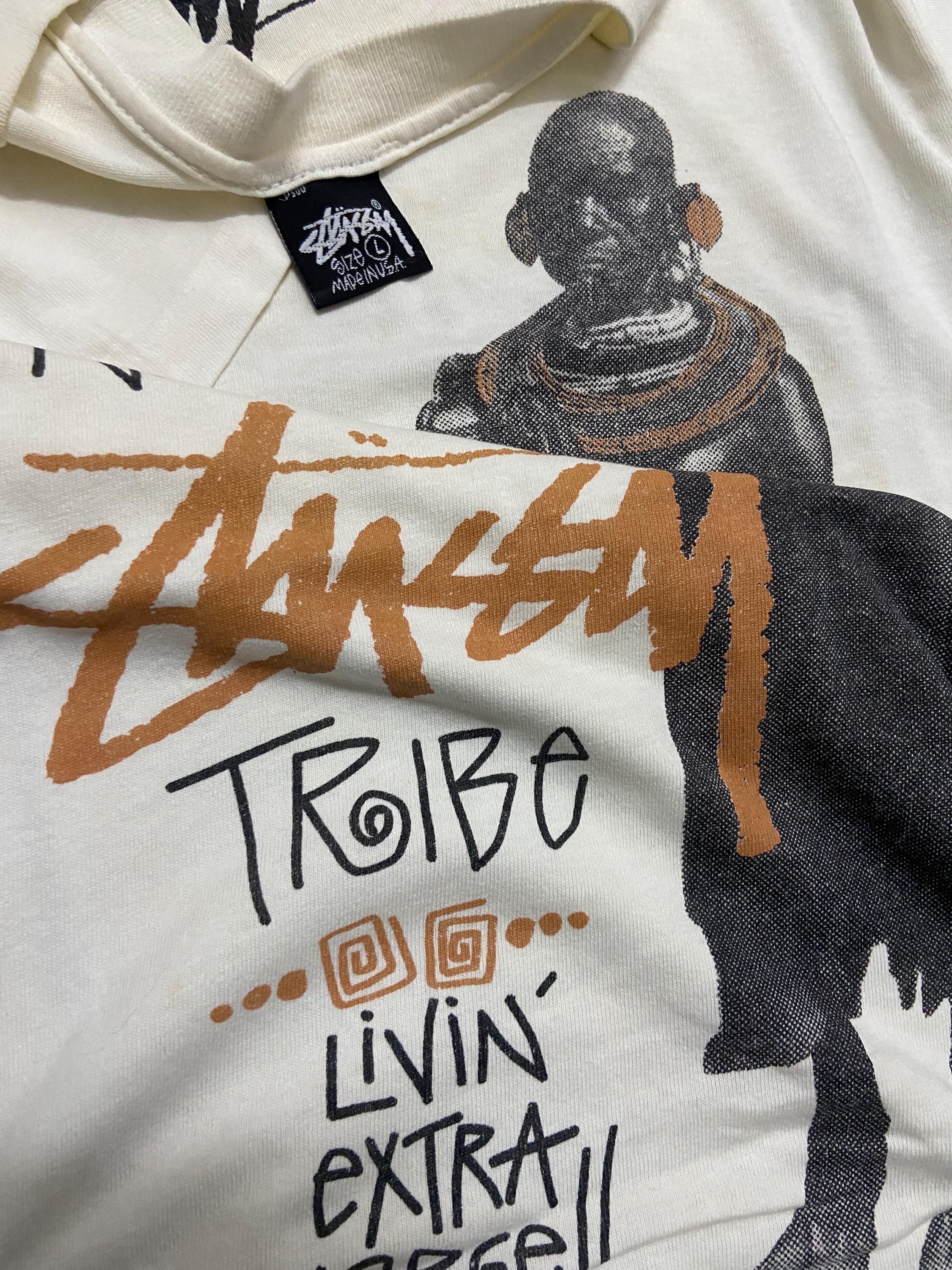 Vintage 80s OG Stussy International Stussy Tribe Era Photoprint 