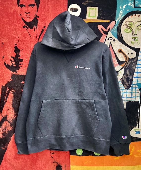 Vintage 90s Champion Reverse Weave Basic Embroidery Logo Pull Over 