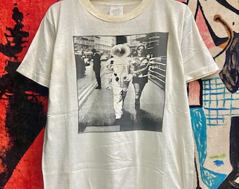 Camiseta vintage de banda de música shoegaze inglesa espiritualizada de los años 90 / Spacemen 3 / Jason Pierce / Camiseta vintage de música rock alternativa talla M