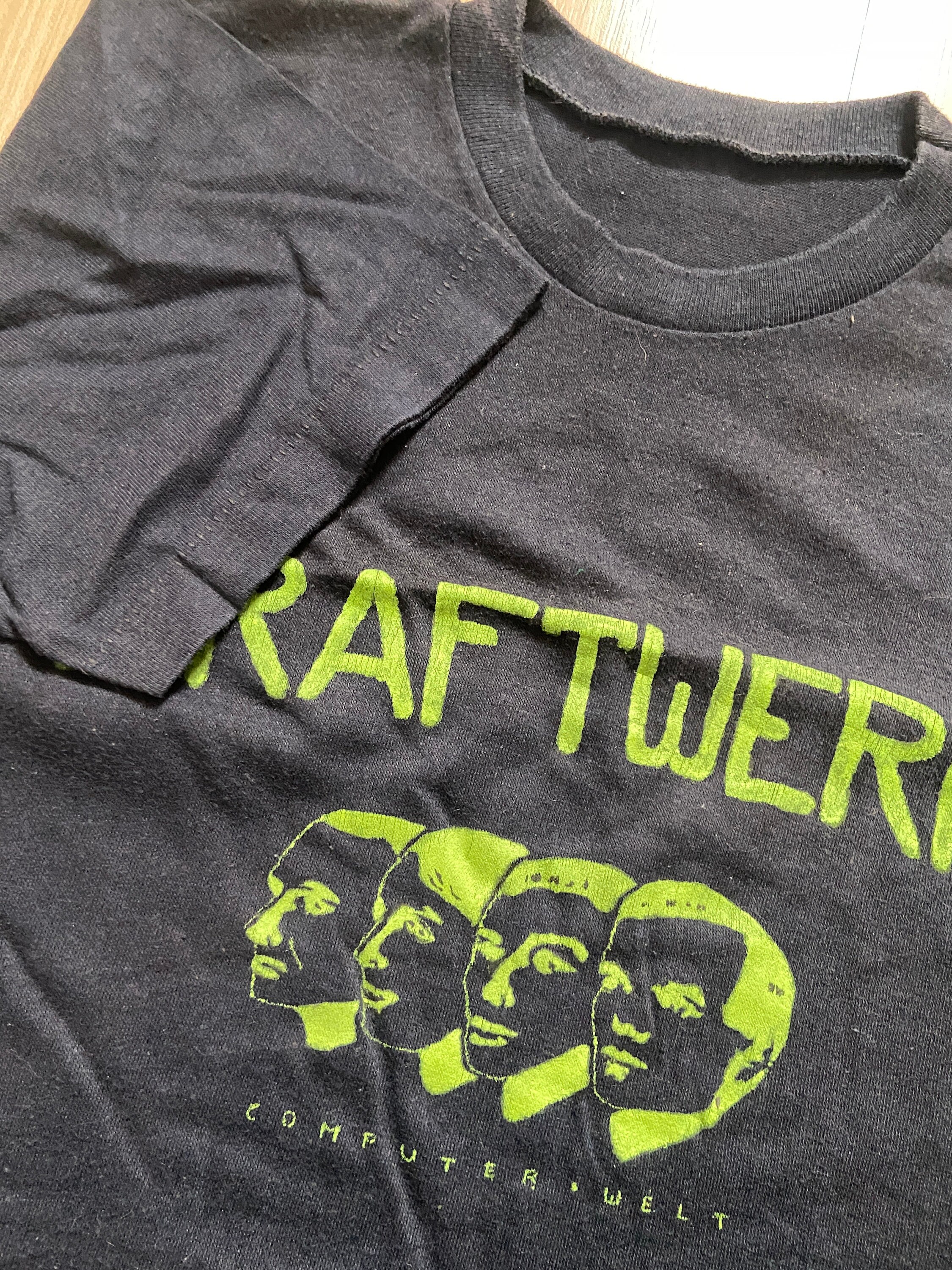 Vintage 70s/80s Kraftwerk Computer Work Tour T Shirt