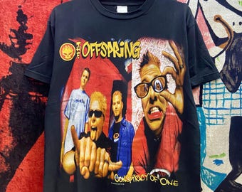 Camiseta vintage de los 2000 de The Offspring, estilo punk rock estadounidense, álbum "Conspiracy Of One" / Skate Punk / Camiseta vintage de música alternativa, talla M