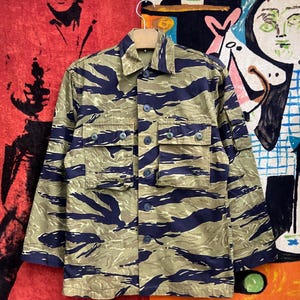 A*6様 【60s】 tiger stripe 1960's US.Military Tiger Stripe Jacket Deadstoc
