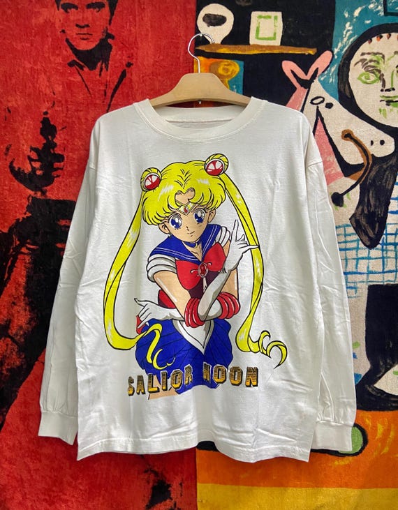 サファリ鑑定済 90sセーラームーン ヴィンテージTシャツ 両面マルチ XL相当 ヴィンテージ 90年代 セーラームーン 日本のファンタジー SF アニメ