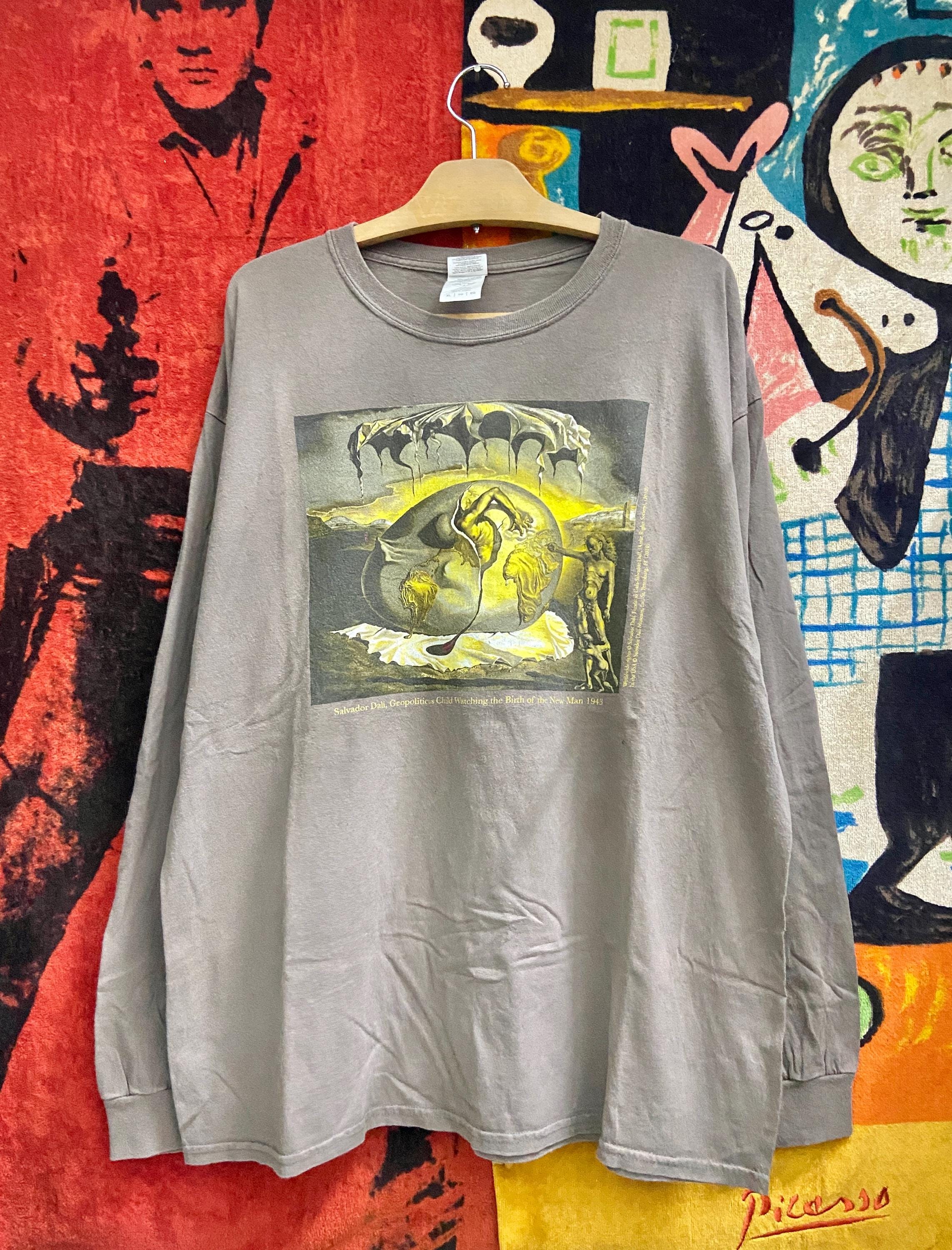 Vintage 00s Salvador Dali Surrealism Art 1943 Artwork Long Sleeves