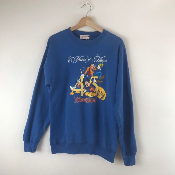 blue disneyland sweatshirt