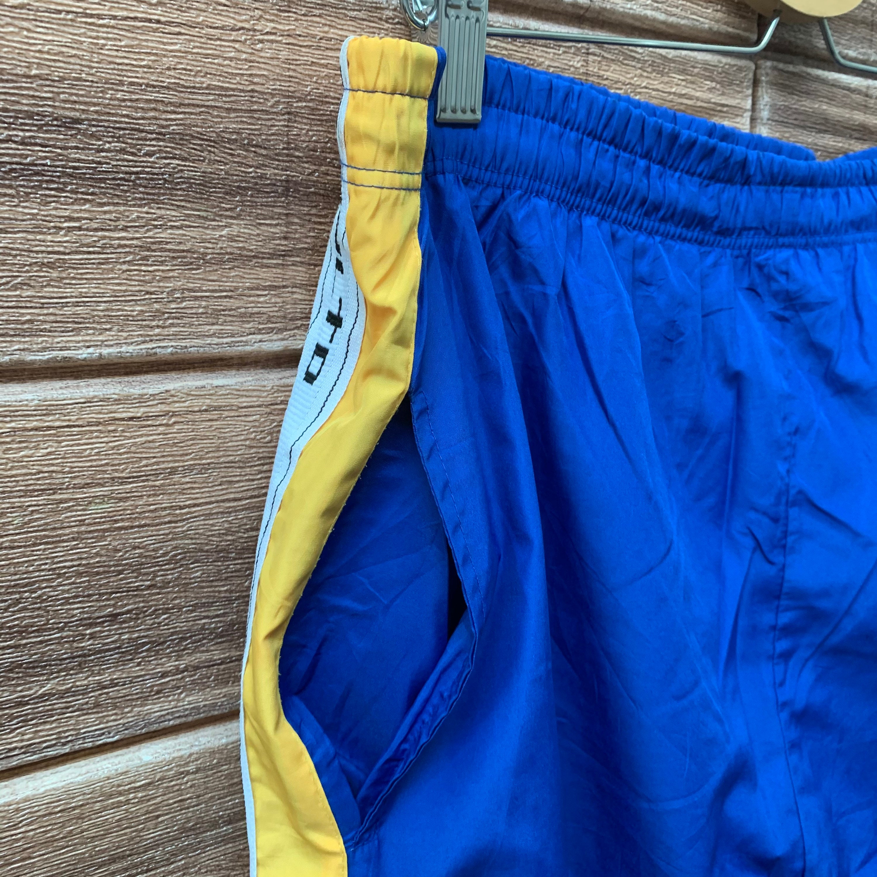 Vtg ECKO Trackpants Blue Yellow Line Ecko Size F - Etsy UK