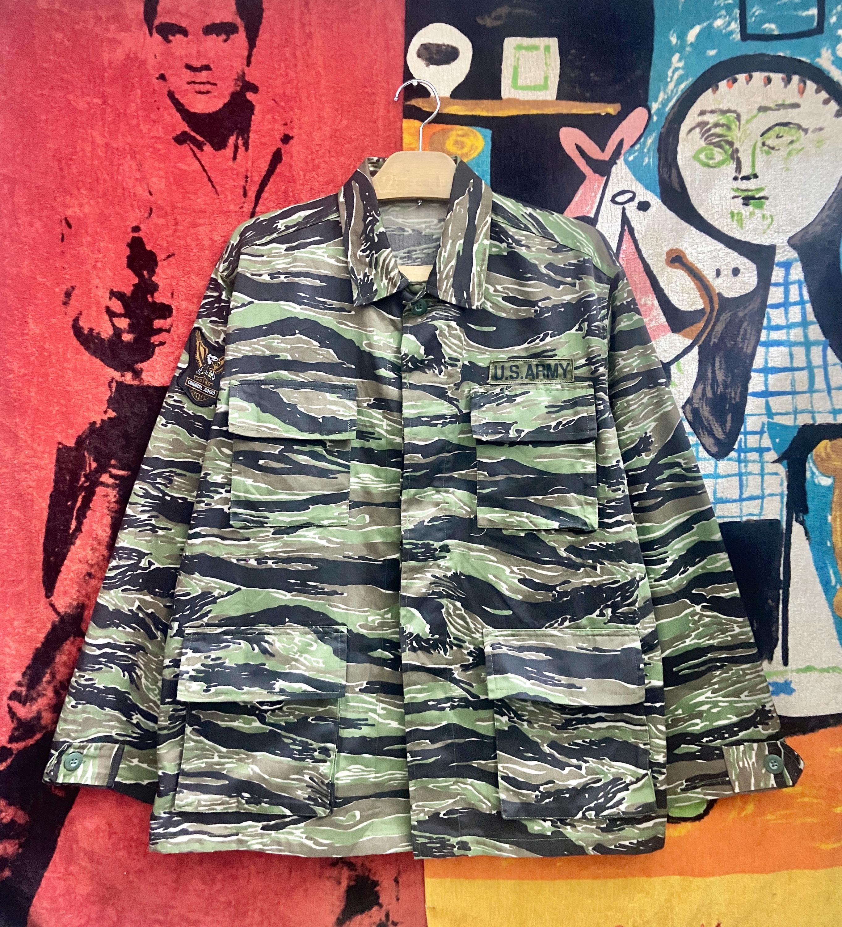 Vintage Tiger Stripe Camo Jacket - Etsy