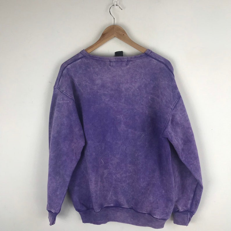 Vintage Ski Acid Wash Sweatshirt Rare Design