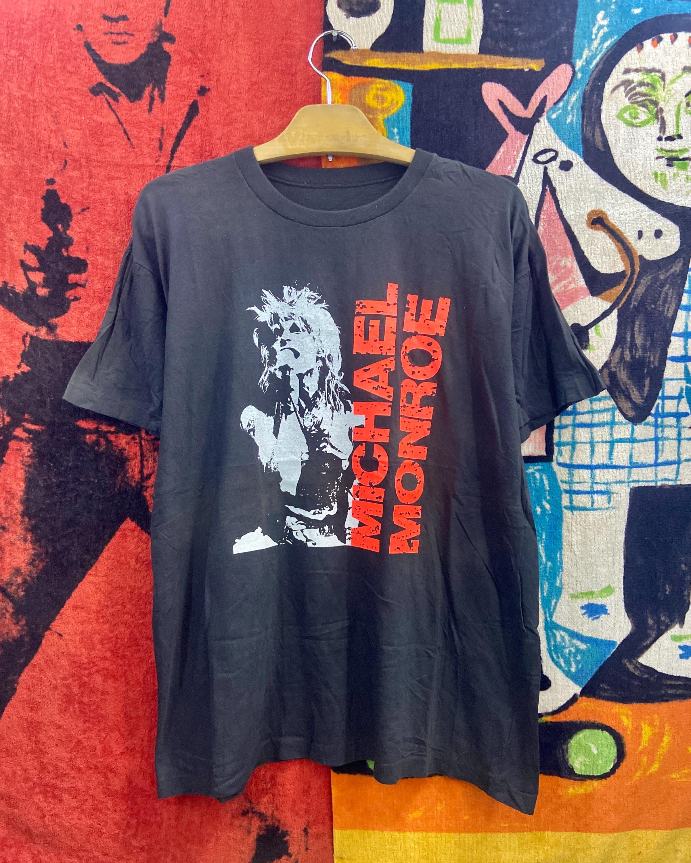 Vintage 90s Michael Monroe Hanoi Rocks Glam Punk Music Promo