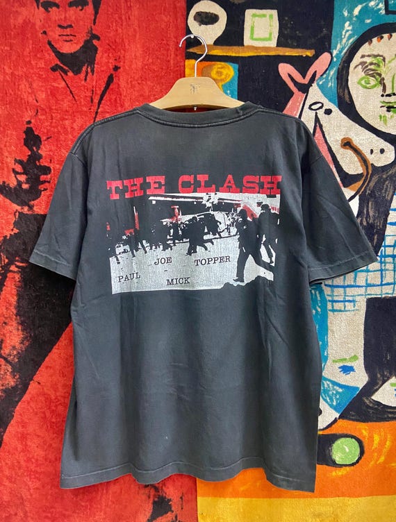 Vintage 90s the Clash English Punk 1977 Album Promo T Shirt / Joe