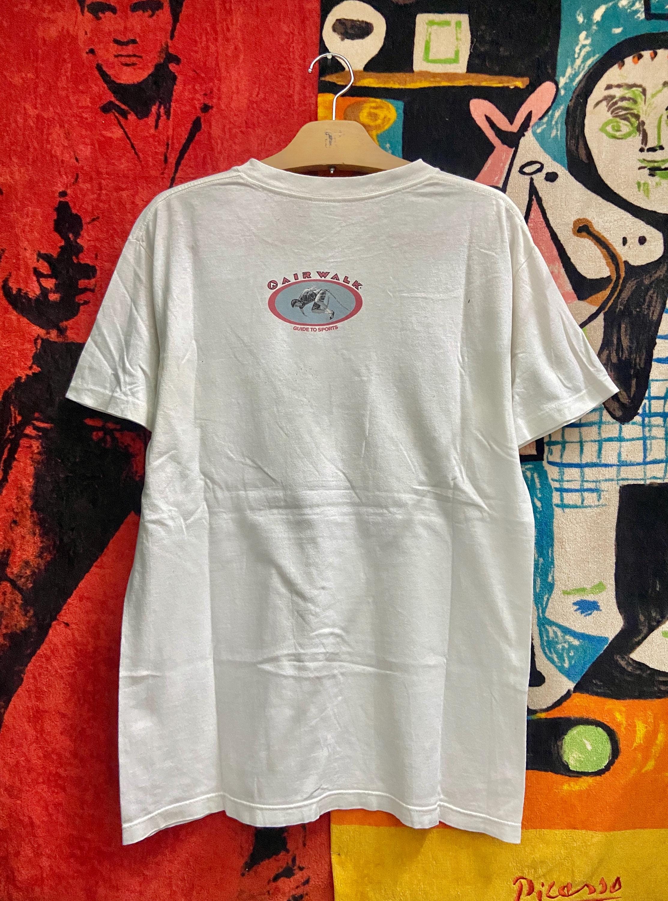 90s vintage airwalk TAILGATING Tシャツ size.M Vintage 90s Airwalk Skateboard 