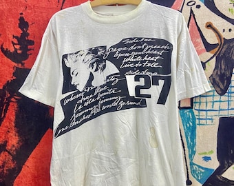 Vintage 90s Madonna “ Girlie Show 1992 Pop Female Singer T-shirt