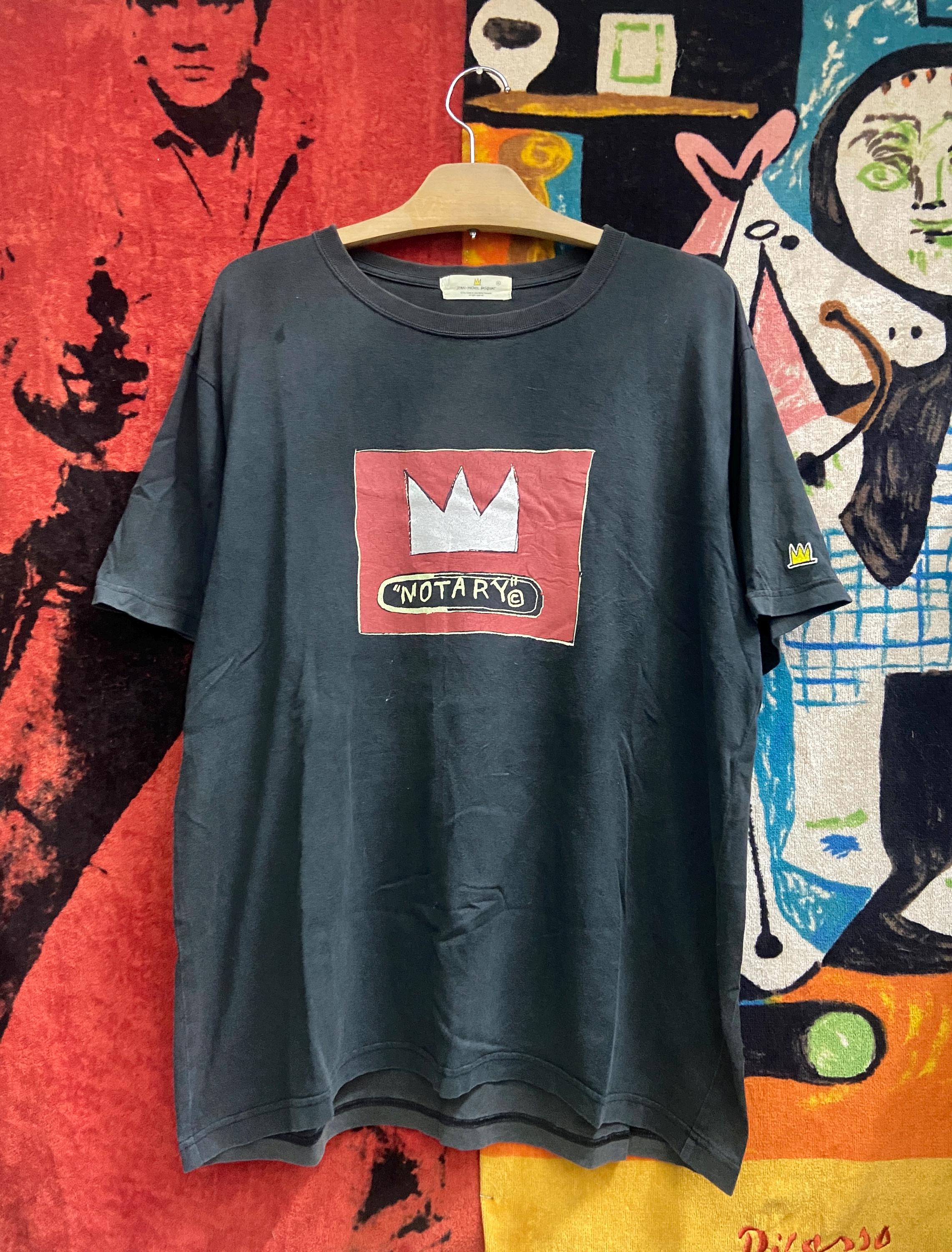 T-shirt Jean-Michel Basquiat Grafica Marrone - Manica Corta Unisex