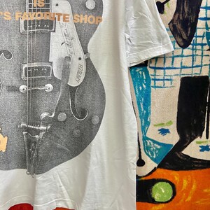 Camiseta vintage OG 2003 Good Enough de Hiroshi Fujiwara con guitarra "Gretsch" y archivo de ropa urbana, talla L imagen 6