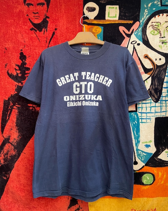 Vintage 90s GTO Great Teacher Onizuka 1998 Japanese Action Adventure Anime Manga Movie T Shirt / Vtg Anime T Shirt Size M