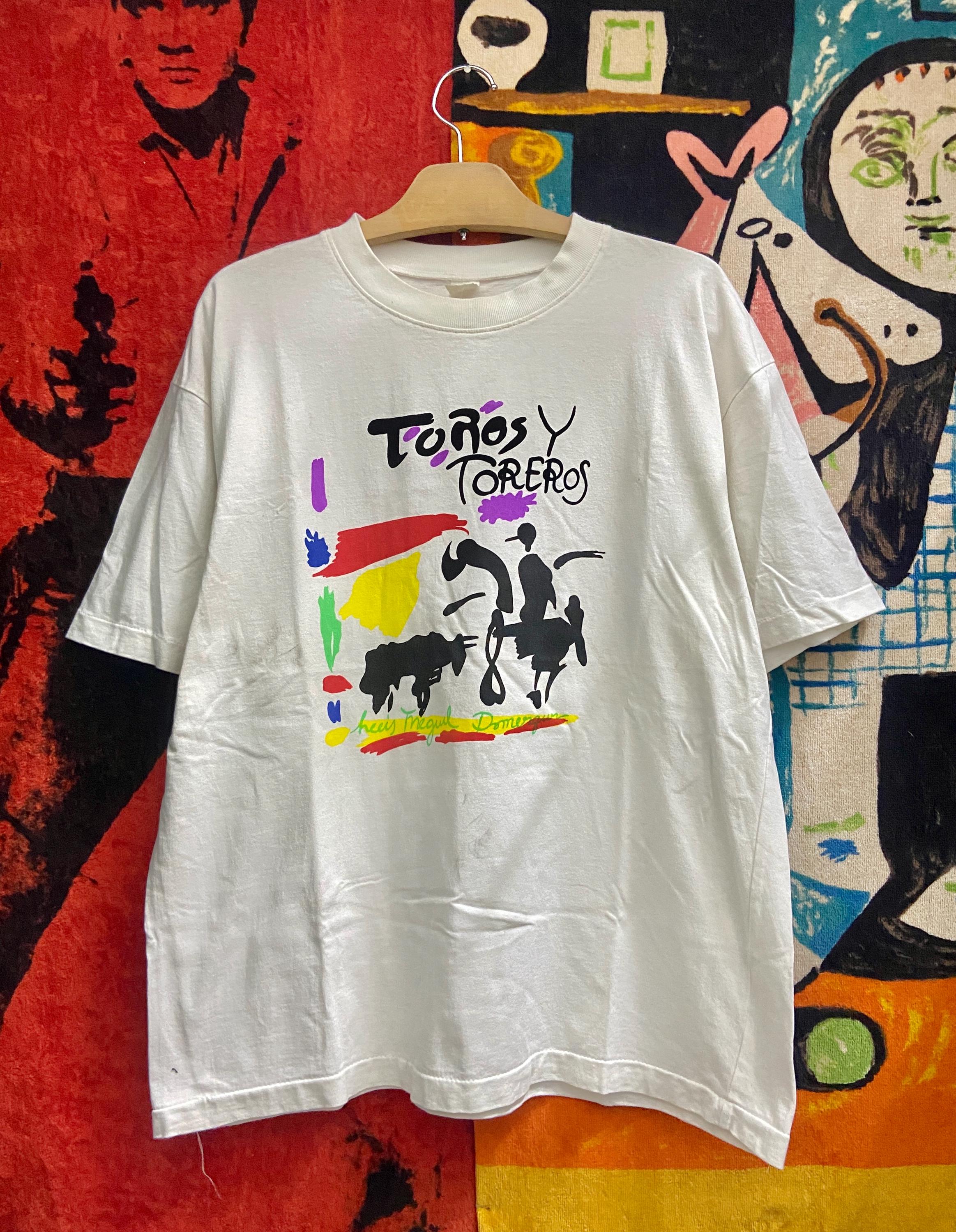 トップス 90s Pablo Picasso t-shirt Vintage 90s Pablo Picasso 