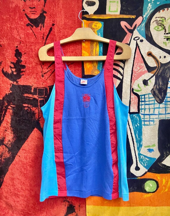 Vintage 70s OG Nike Grey Tag Basketball Classic Sportswear Fashion Tank / Summer Fashion /Vintage 70s Style T Shirt Size M