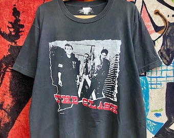 Vintage 90s the Clash English Punk 1977 Album Promo T Shirt / Joe