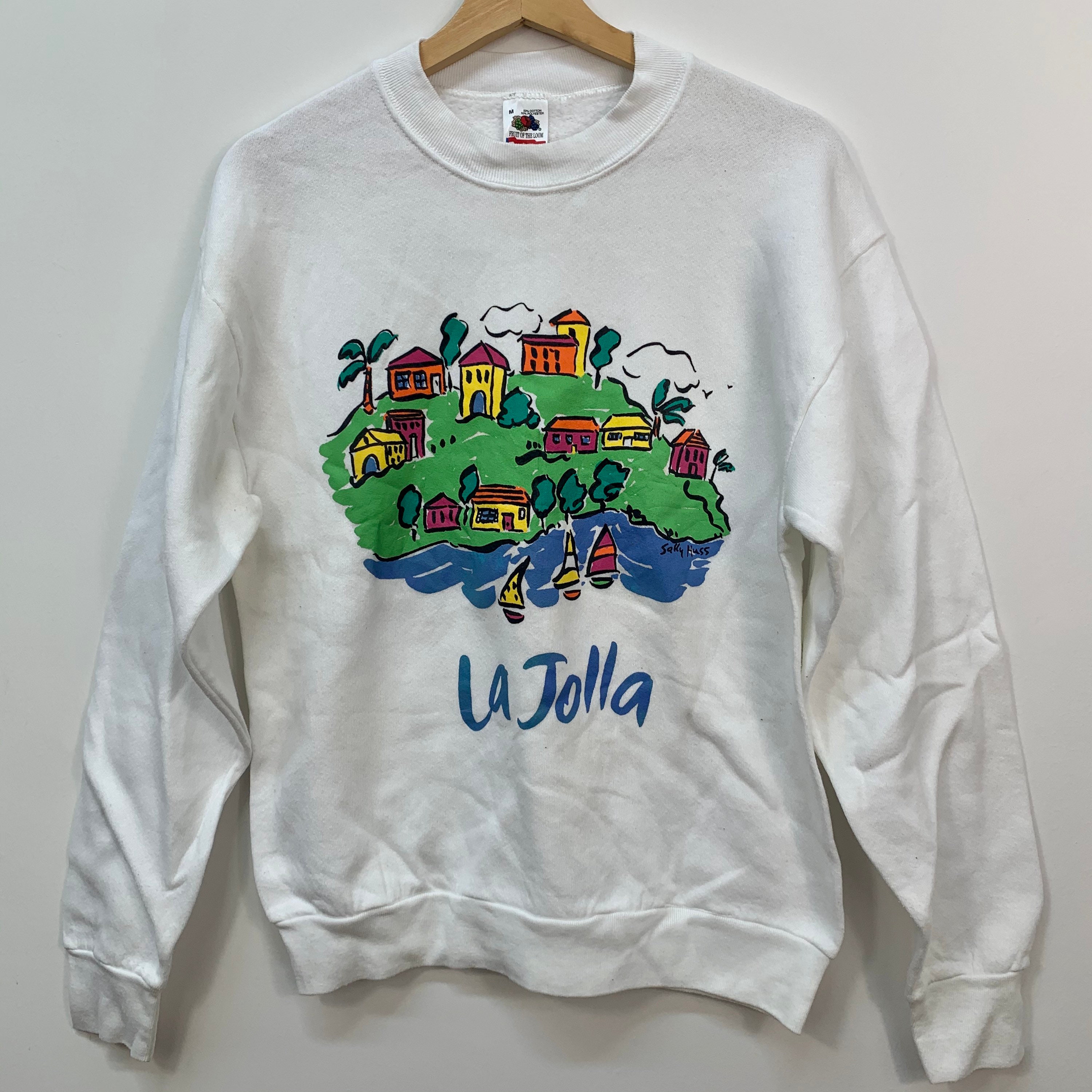 Vintage La Jolla Sweatshirt Cute Print Etsy UK