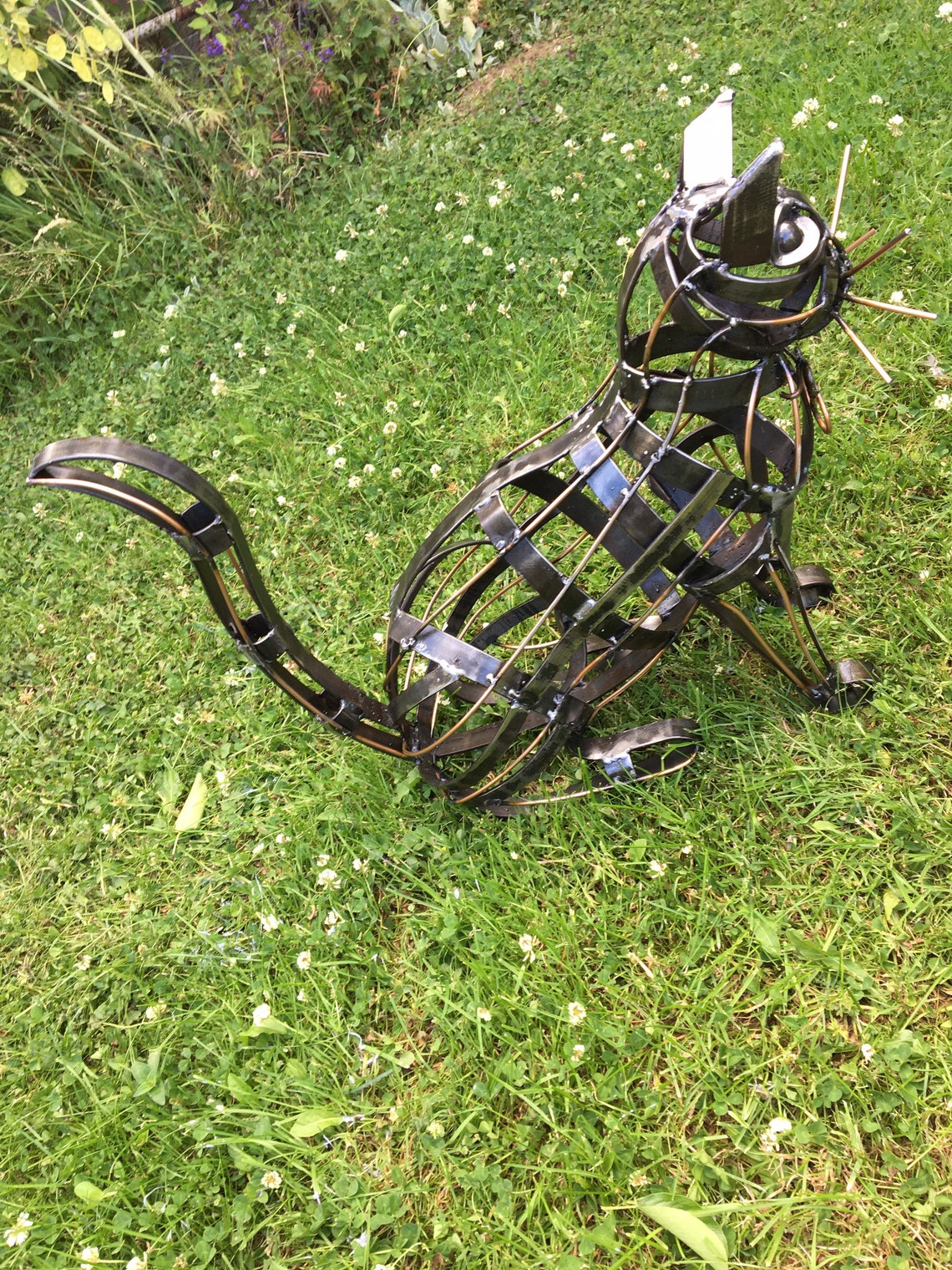 Wireframe Cat Wireframe Cat Sculpture Made to Order - Etsy