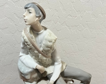Lladro Figurine Shepherd Resting #4571