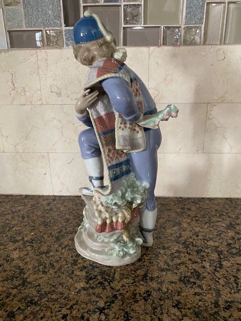 Lladro Figurine Valencia Boy 5395 W/ Box Etsy