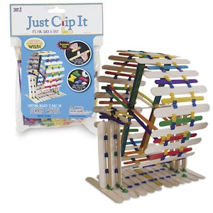 Just Clip It ™ Ferris Wheel Popsicle Stick Connector Set