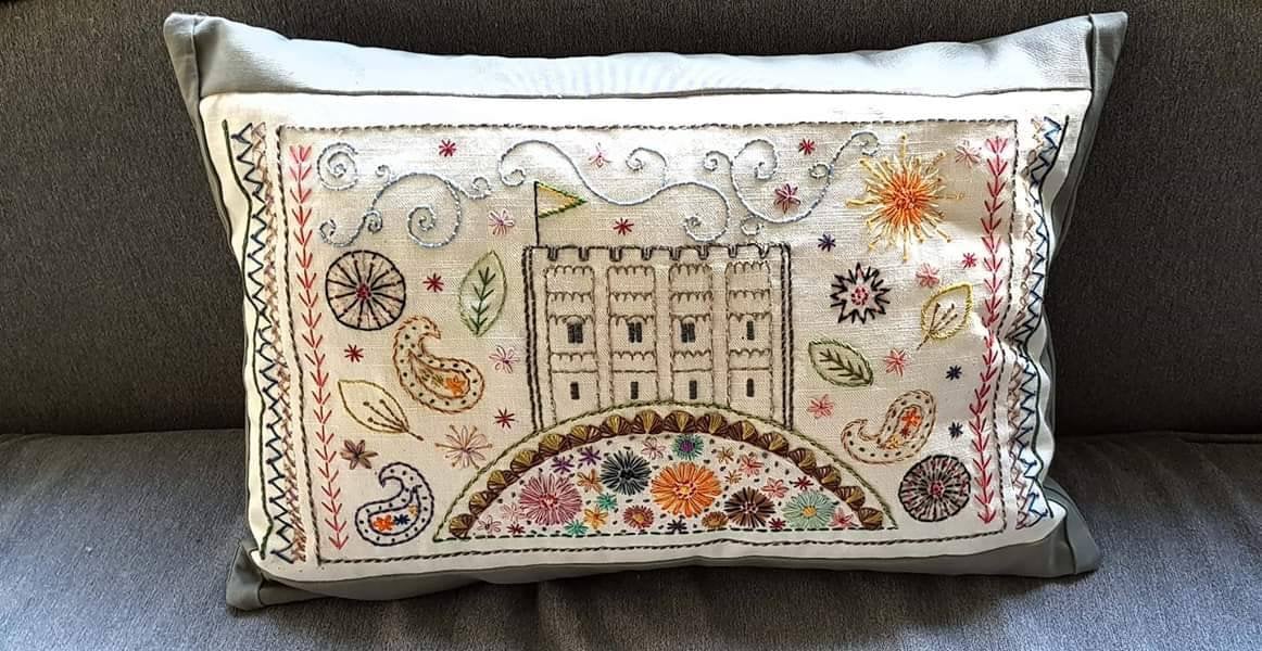 Norwich Castle Embroidery Kit Etsy UK
