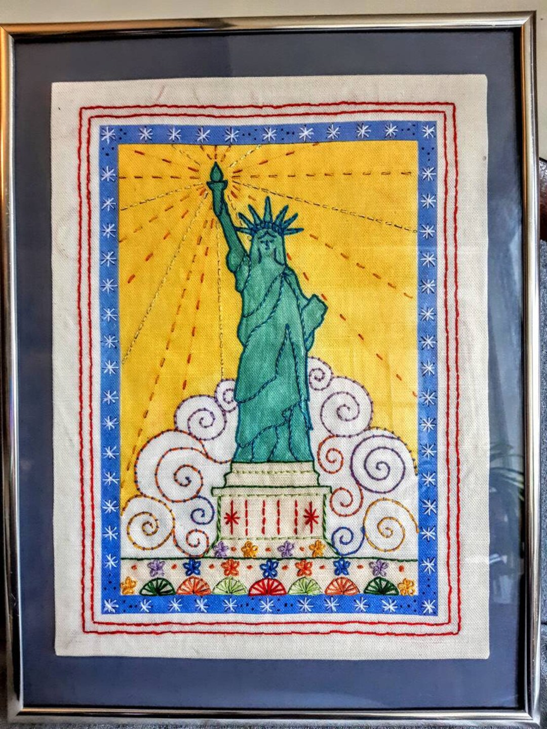 Statue of Liberty Embroidery Kit Etsy
