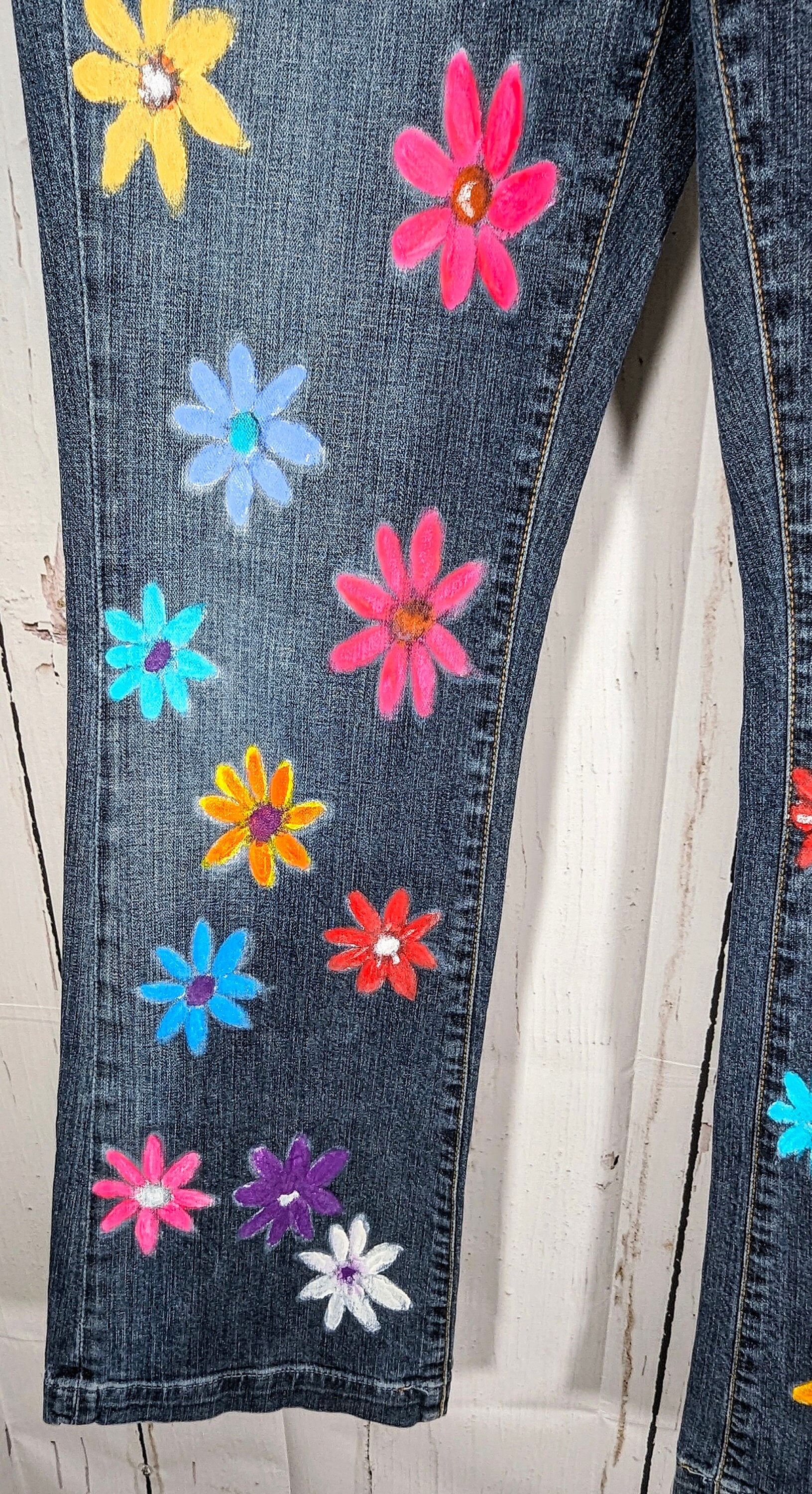 Abstract Flower Hippie Women's Joggers