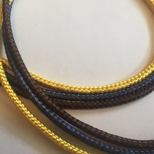 10 mètres cordon tissé 3,5 mm en rayonne (3 couleurs disponible)