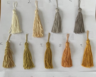 clearance some colors tassels, tassels, pom poms 1.50 each