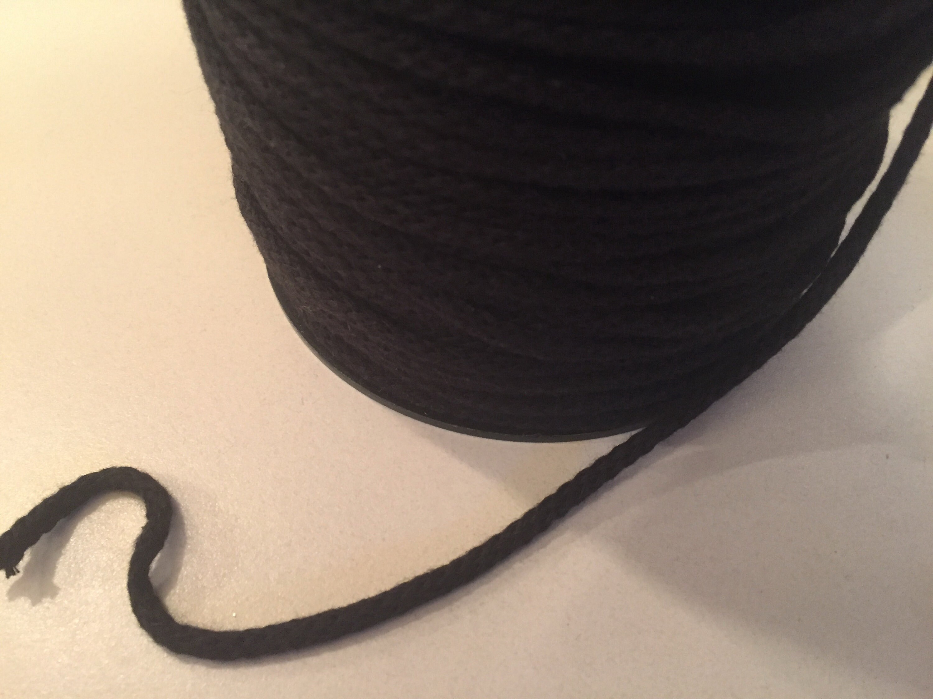 Black Cotton Cord Ideal for Bag Handle Etsy