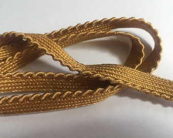 Piping Piping Lip Cord 10mm Gimp Gold Rayon