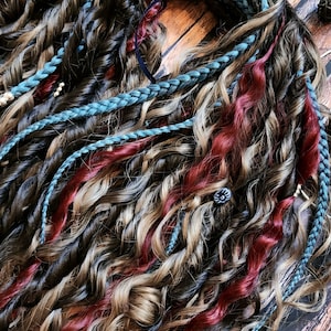 Gracious - Curly Spiral Synthetic Dreadlocks Dreads Extensions