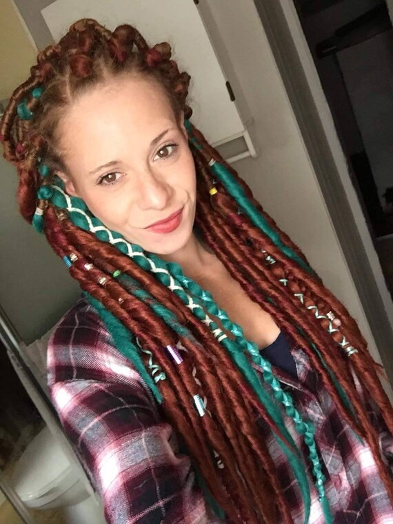 Full Set 60 Synth Dreads Smooth Synthetic Dreadlocks Braid In Etsy