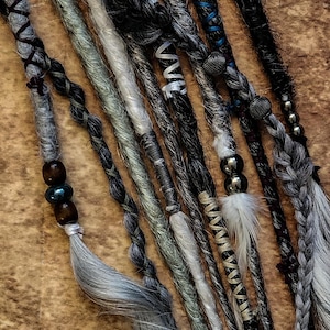 10 SE Double ended Boho Dreads Clip In Synthetic Dreadlocks Hair Extensions