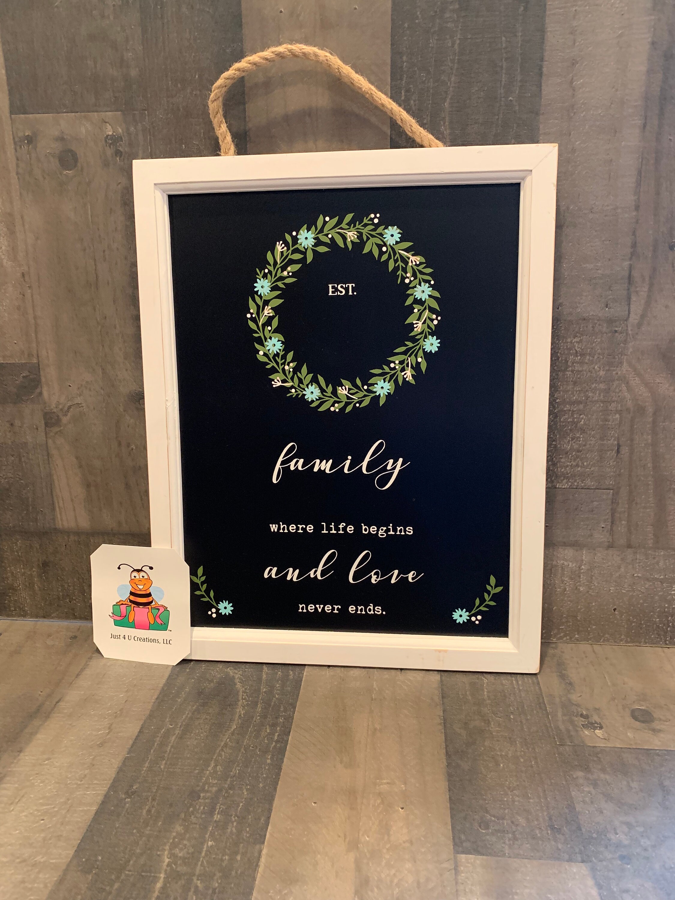 Decorative Chalkboard Signdecorative Signhome Etsy