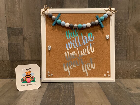 Decorative Bulletin Board Decorative Cork Board Home Decor The Etsy