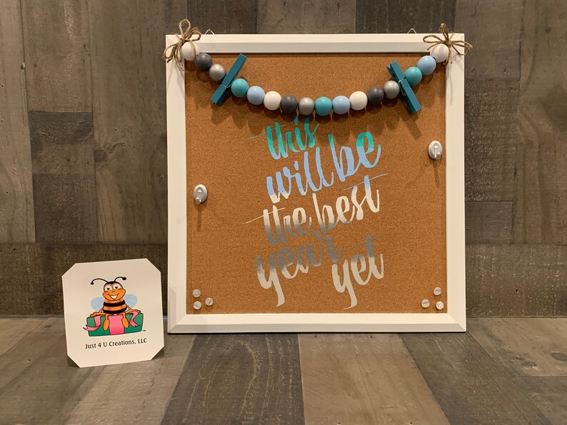 Decorative Bulltein Board Decorative Cork Board Home Decor The Etsy