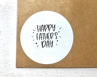 Happy Father’s Day Stickers, Mail Stickers to Dad, Dad Decals, Father’s Day Card Decor.