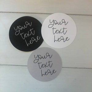 Custom Stickers, Planner Stickers, Round Stickers, Your logo Sticker, Your Text Sticker, Gift Custom Sticker,Packaging Sticker,Label Sticker