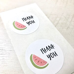 Summer Thank You Stickers, Mailing Stickers, Small Business Stickers for Packaging