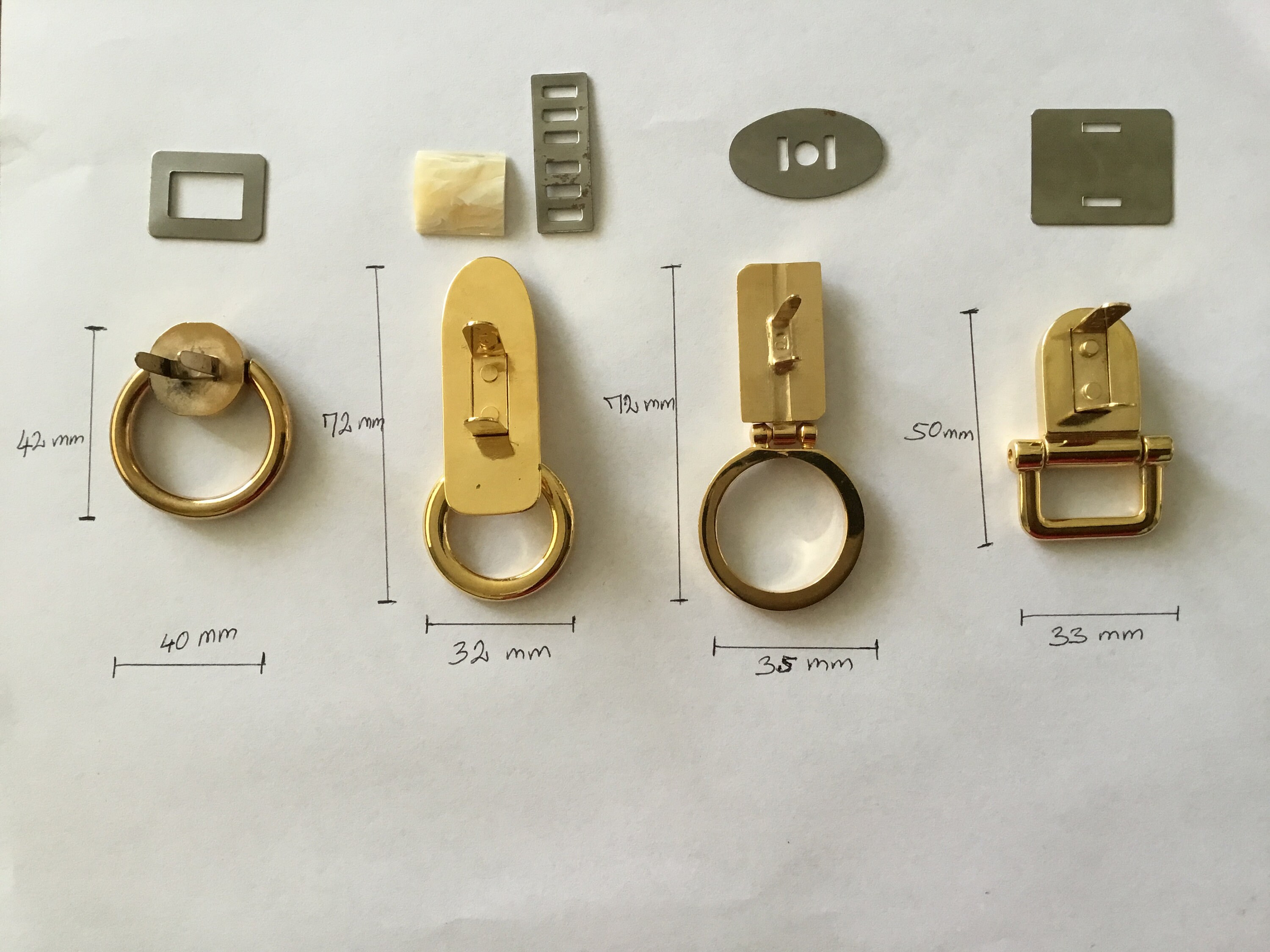 Vintage Handbag Purse Strap Anchors Etsy Canada