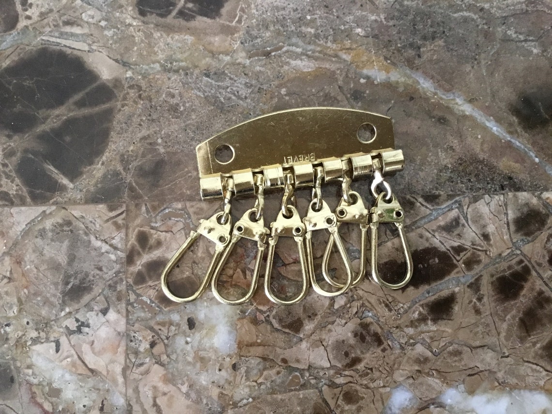 5 Pcs 47mm Gold Key Holder Key Organizer Key Rings Key Holder for