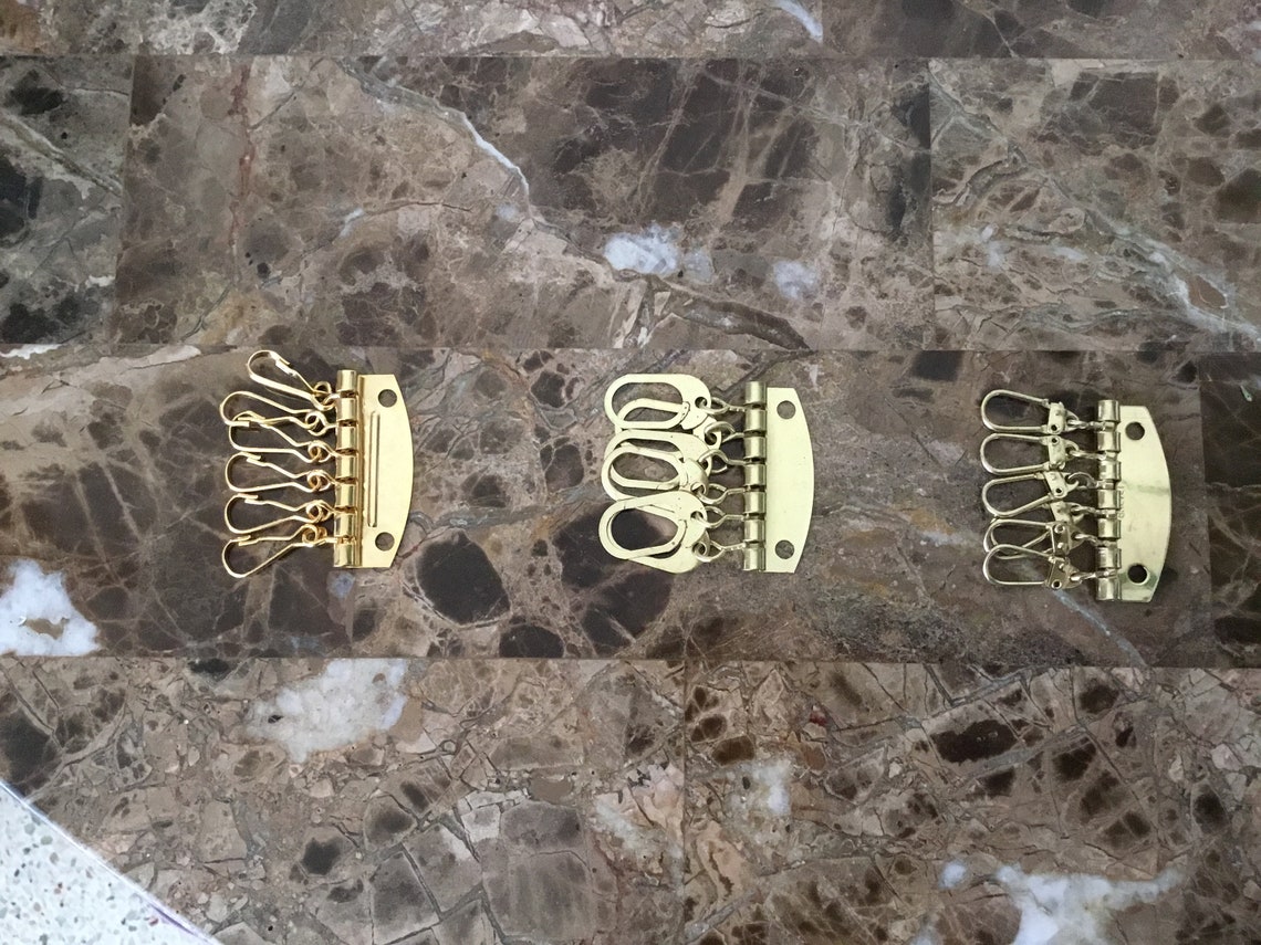 5 Pcs 47mm Gold Key Holder Key Organizer Key Rings Key Holder for