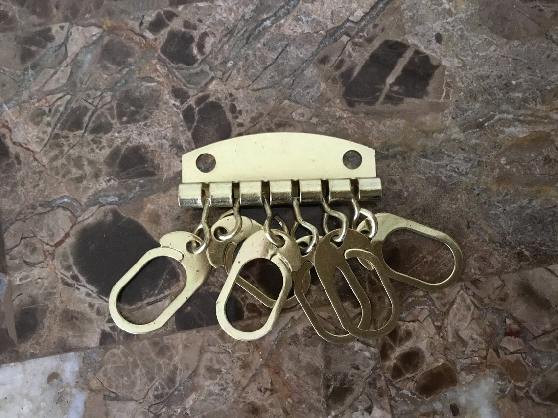 5 Pcs 47mm Gold Key Holder Key Organizer Key Rings Key Holder for